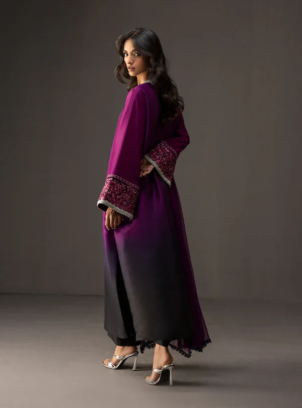 Zainab Chottani - Embroidered Silk 3-Pcs Suit