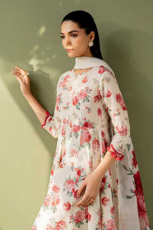 BAROQUE Linen Embroidered 3-Pc Suit