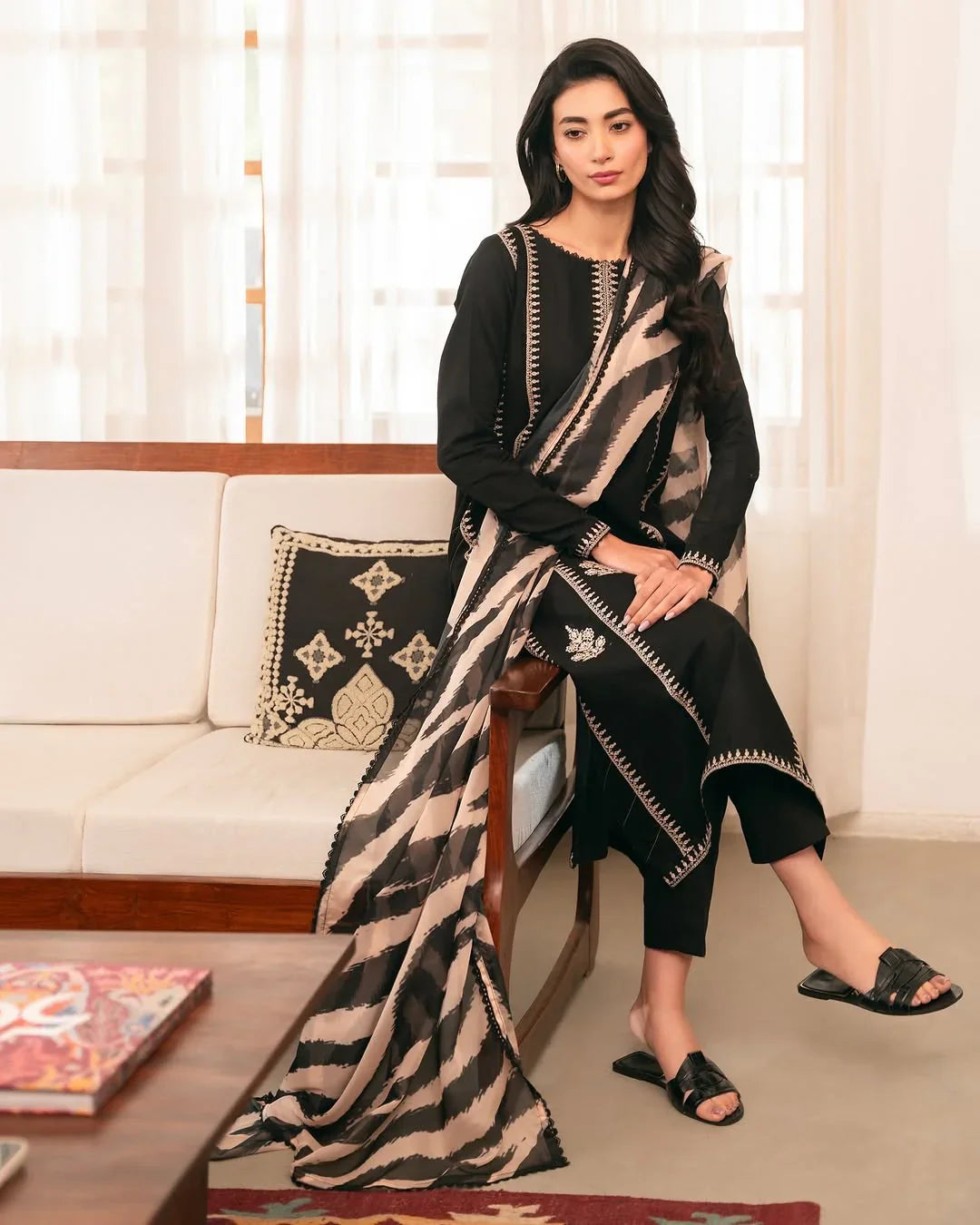 MAHMAIR Premium Dhanak 3-Pc Suit