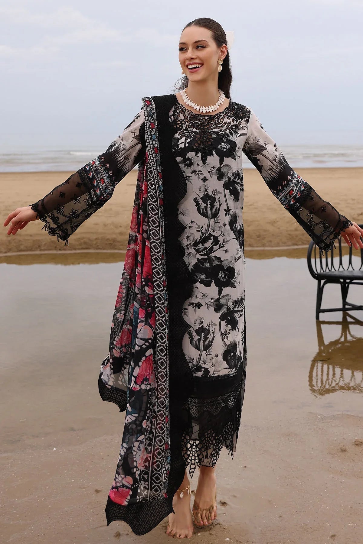 Nureh Luxury Lawn 3-Pcs Suit
