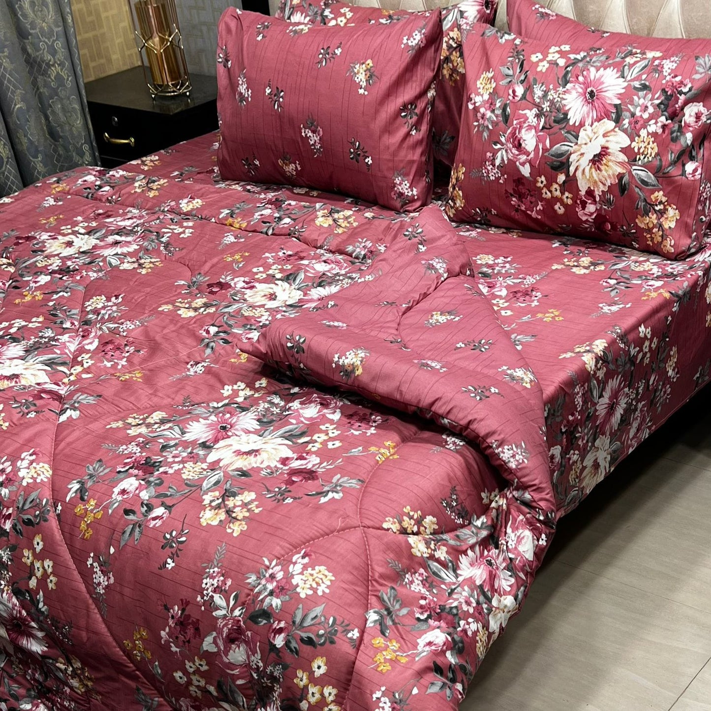 Printed 6 Pcs Vickie Razai Set