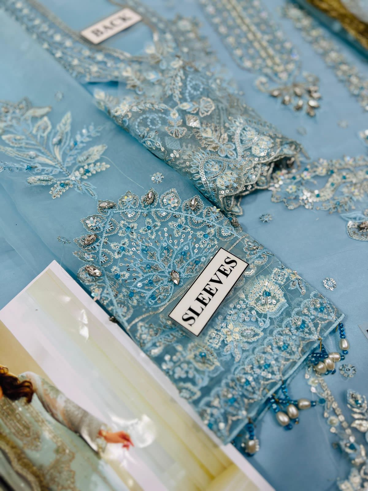 ALIZEH Luxury Organza Fancy Wear 3-Pc Suit