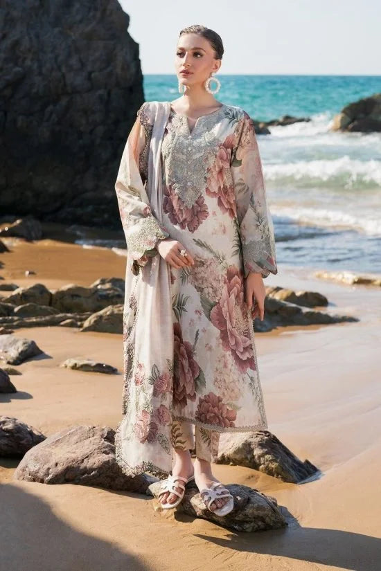 BAROQUE  Digital Print Lawn 3-Pcs Suit