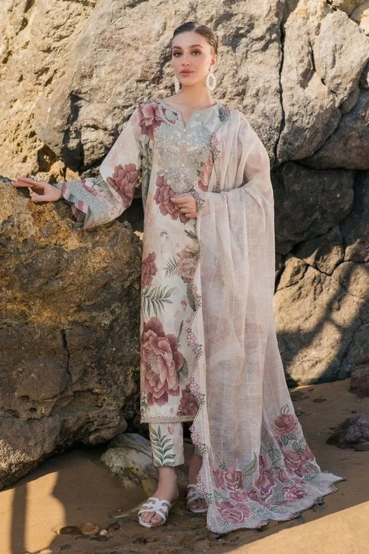 BAROQUE  Digital Print Lawn 3-Pcs Suit