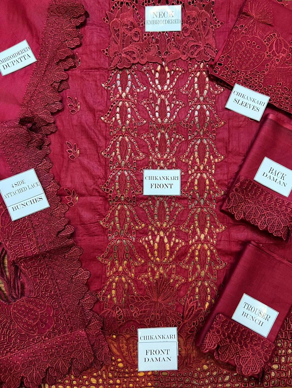 RANG RASIYA Chickenkari Heavy Embroidered 3-Pcs