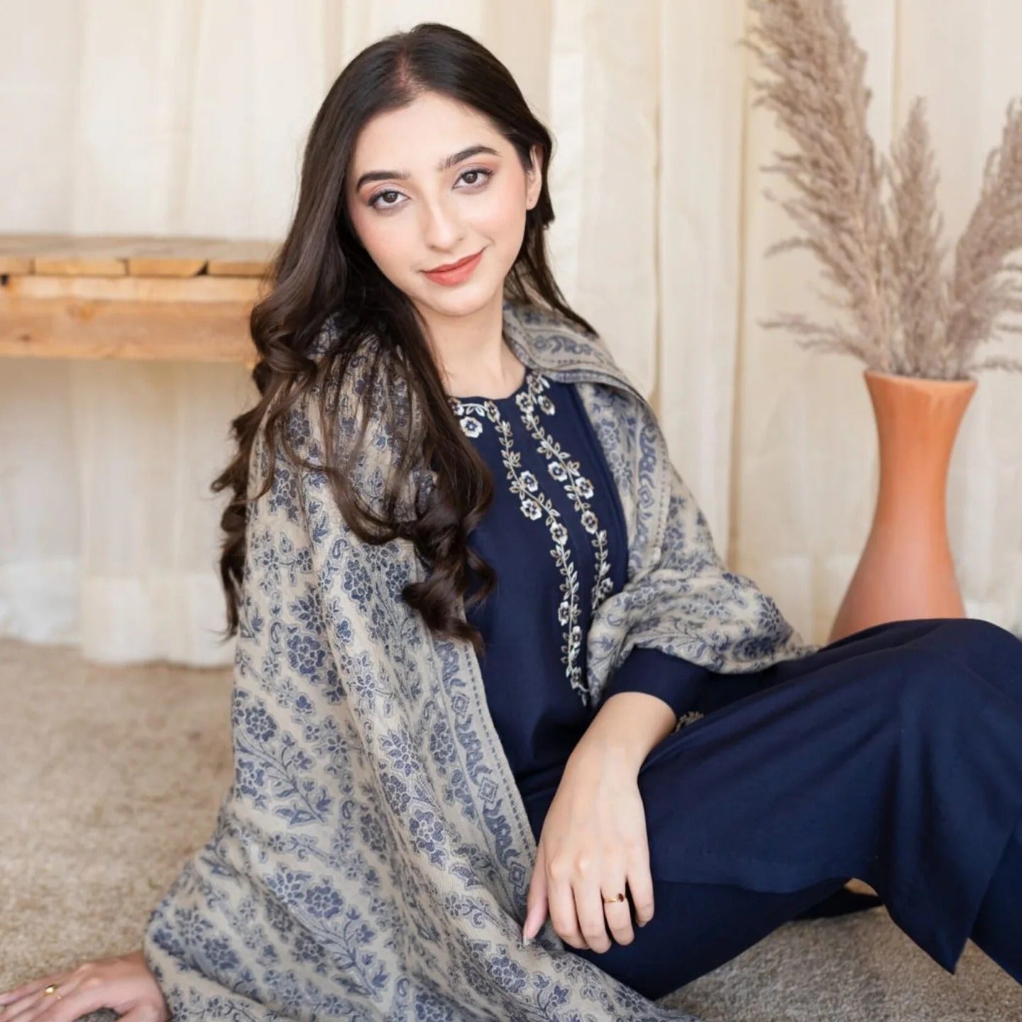 AISLING Luxury Embroidered 3-Pcs Suit