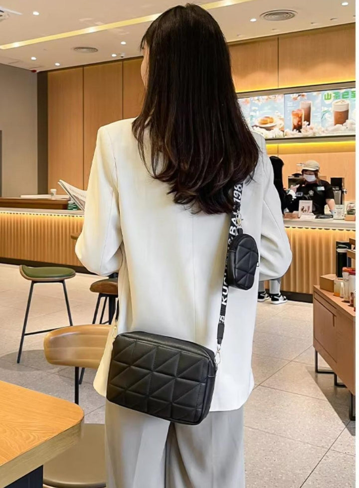 Stylish Girl's Multicolor Crossbody Bag - 1 Pc