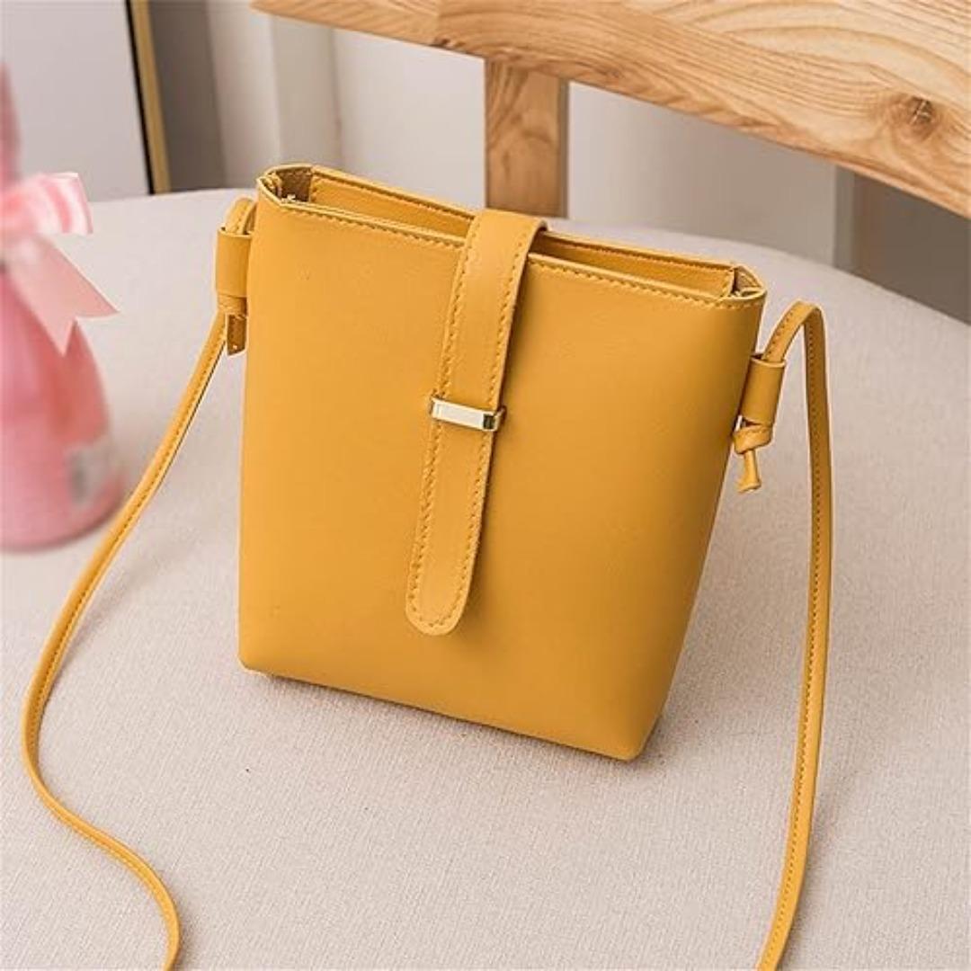 Mini Brown Crossbody Bag for Girls - 1 Pc