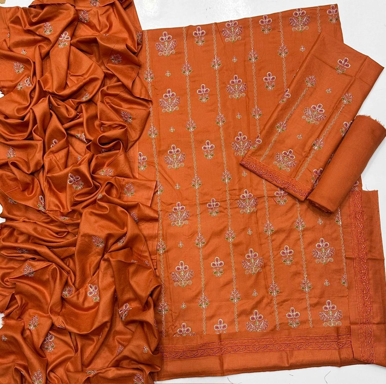 BAREEZE Luxury Winter Dhanak 3-Pc Suit