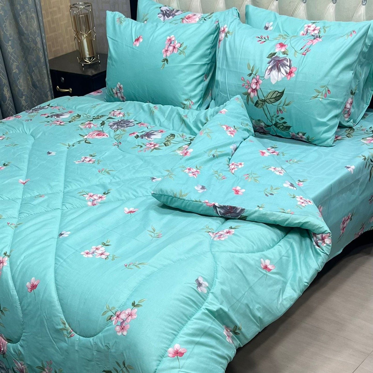 Printed 6 Pcs Vickie Razai Set
