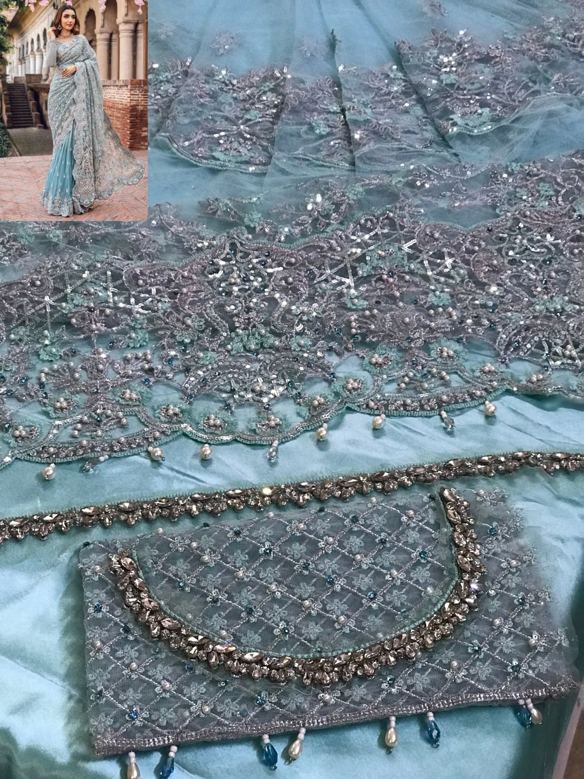 MABEL By MARIA.B Heavy Embroidered Saree