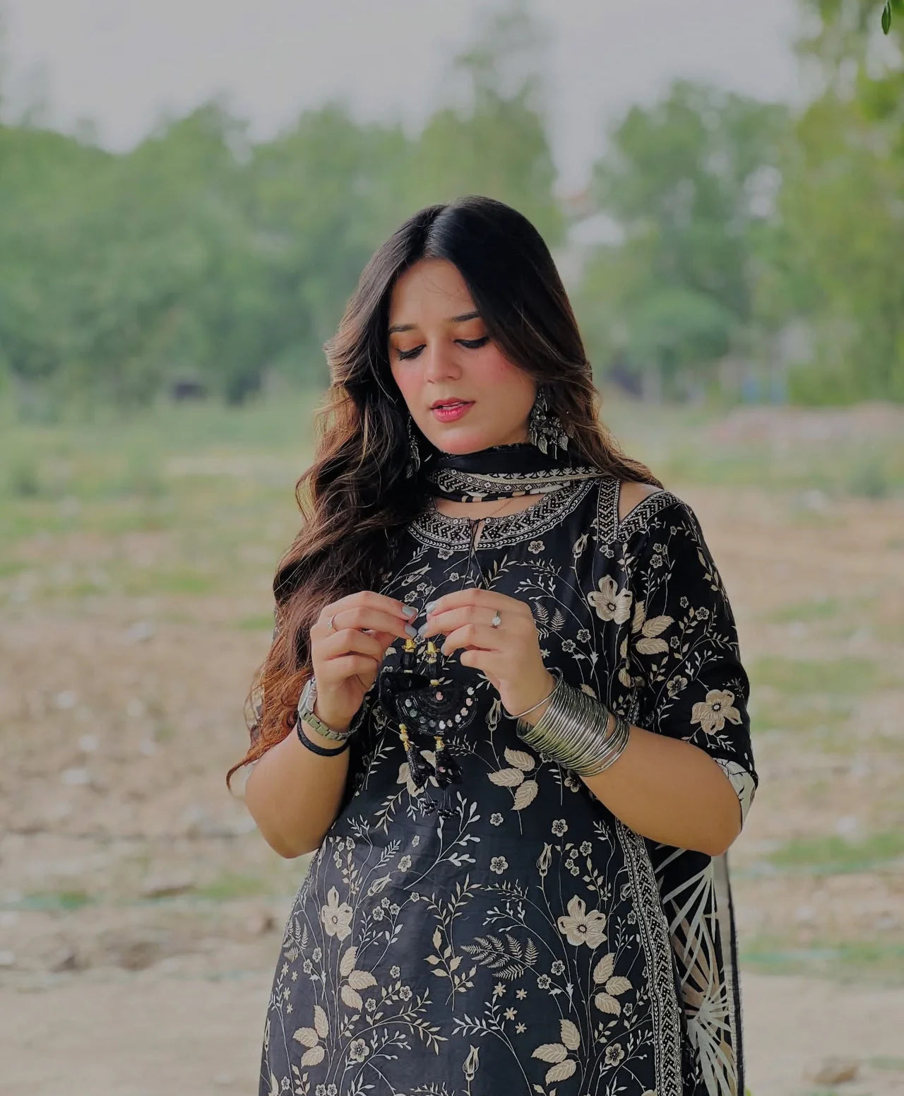 BIN SAEED Stylish Digital Khaddar 3-Pc Suit
