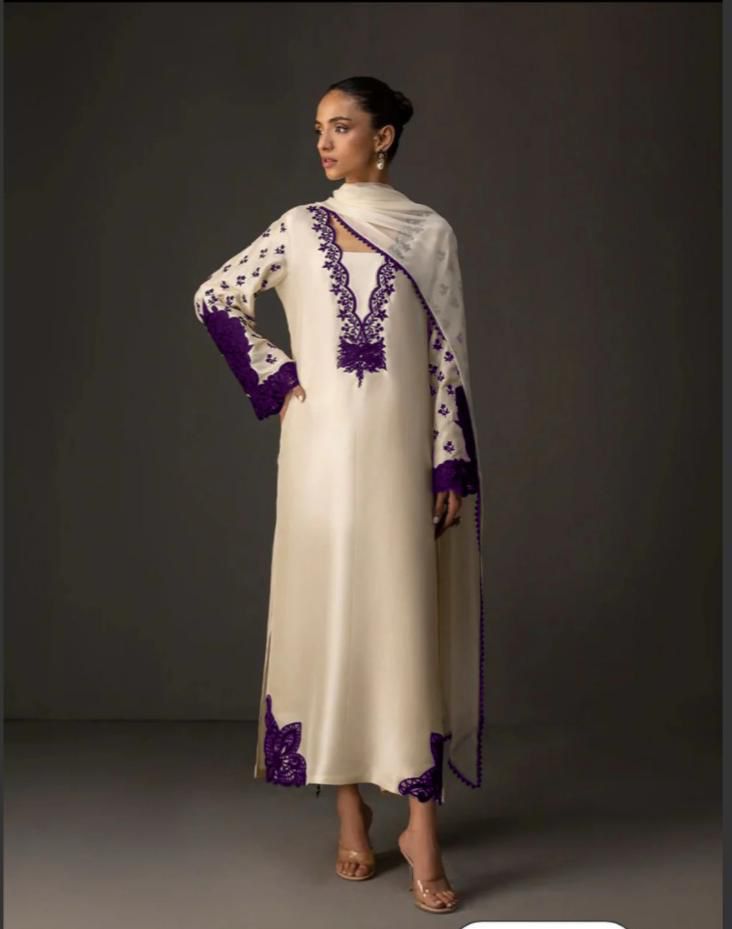 Digital Printed Shamooz Silk 3Pcs* Suit