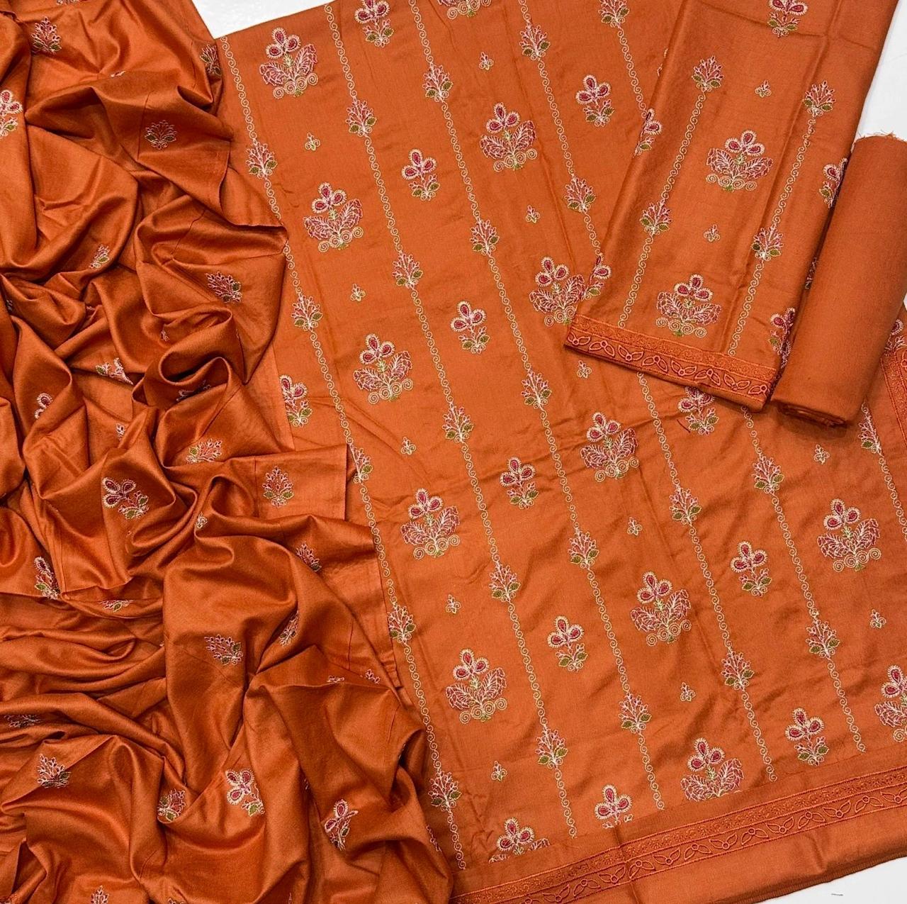 BAREEZE Luxury Winter Dhanak 3-Pc Suit