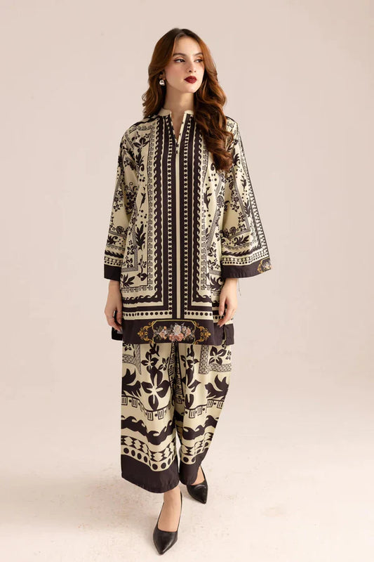 Tie N Die Digital printed 3-Pcs Suit