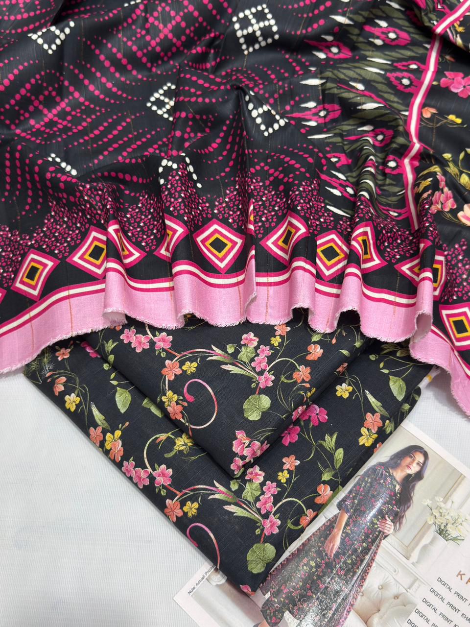 SAPPHIRE Premium Khadar Vol 3-Pc Suit