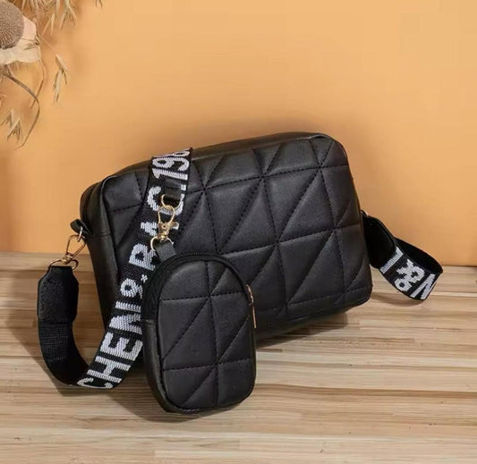 Stylish Girl's Multicolor Crossbody Bag - 1 Pc