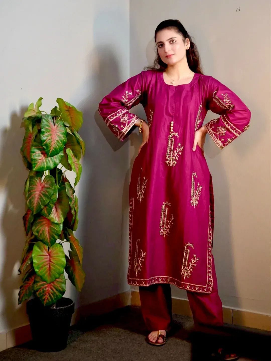 AMBER Embroidery Ready To Wear 2-pc