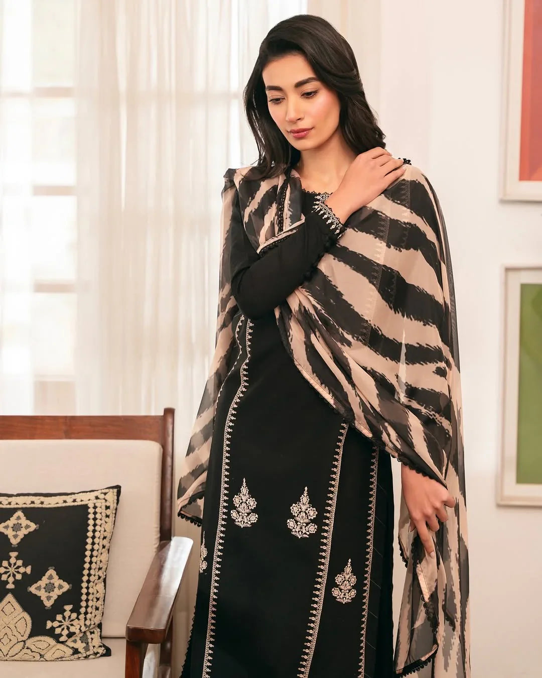 MAHMAIR Premium Dhanak 3-Pc Suit