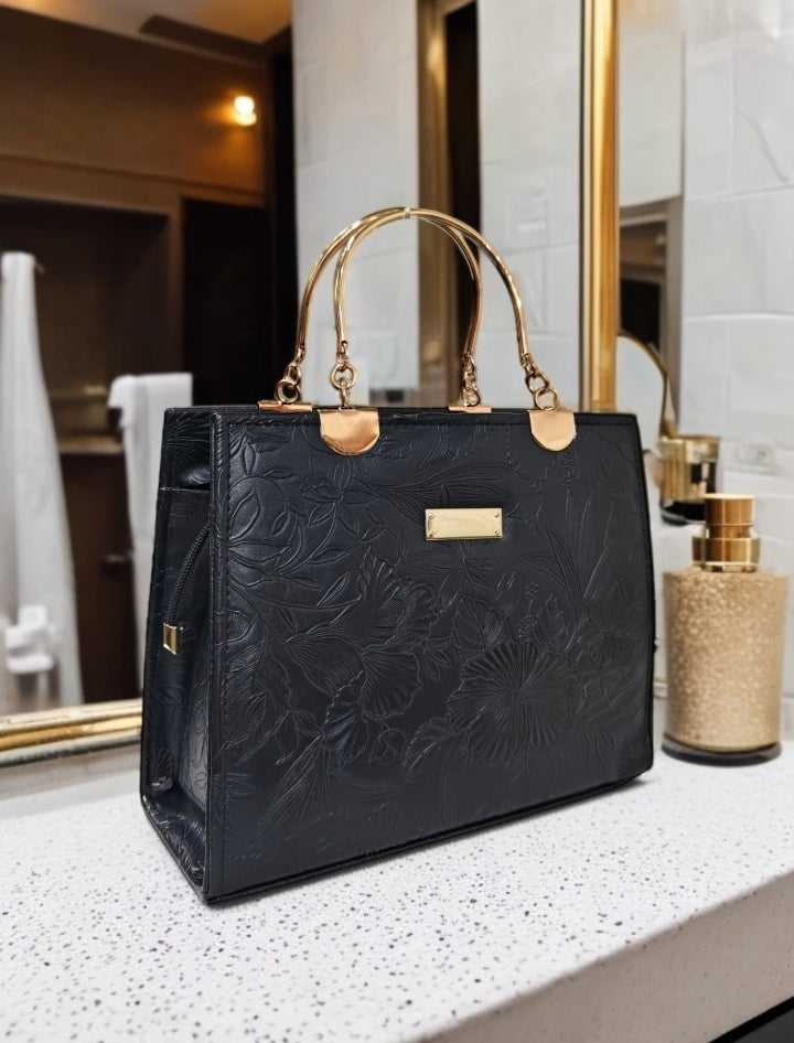 Luxury Flowers Box Hand Bag