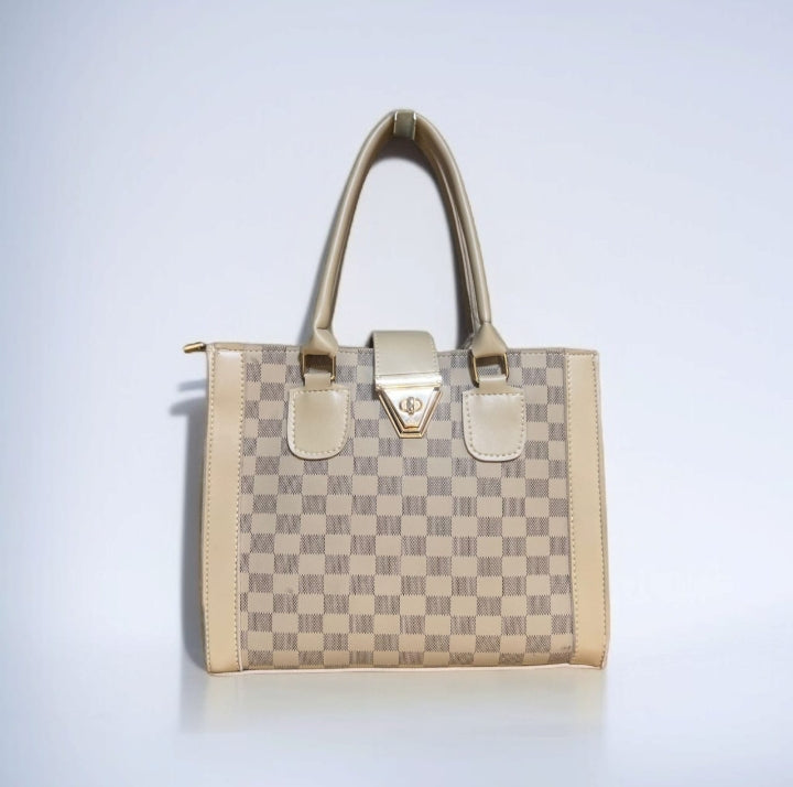 Chess Lock Hand Bag