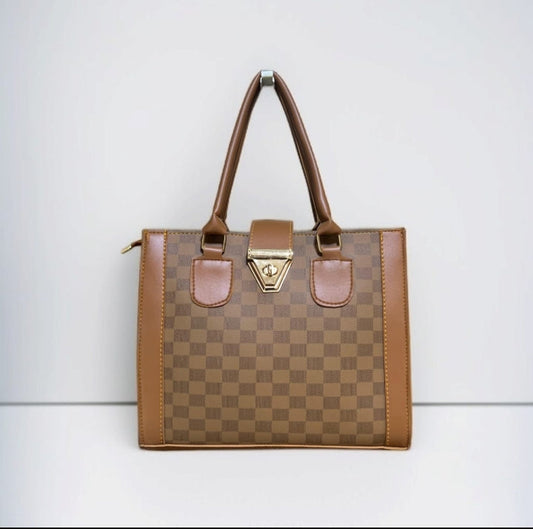Chess Lock Hand Bag