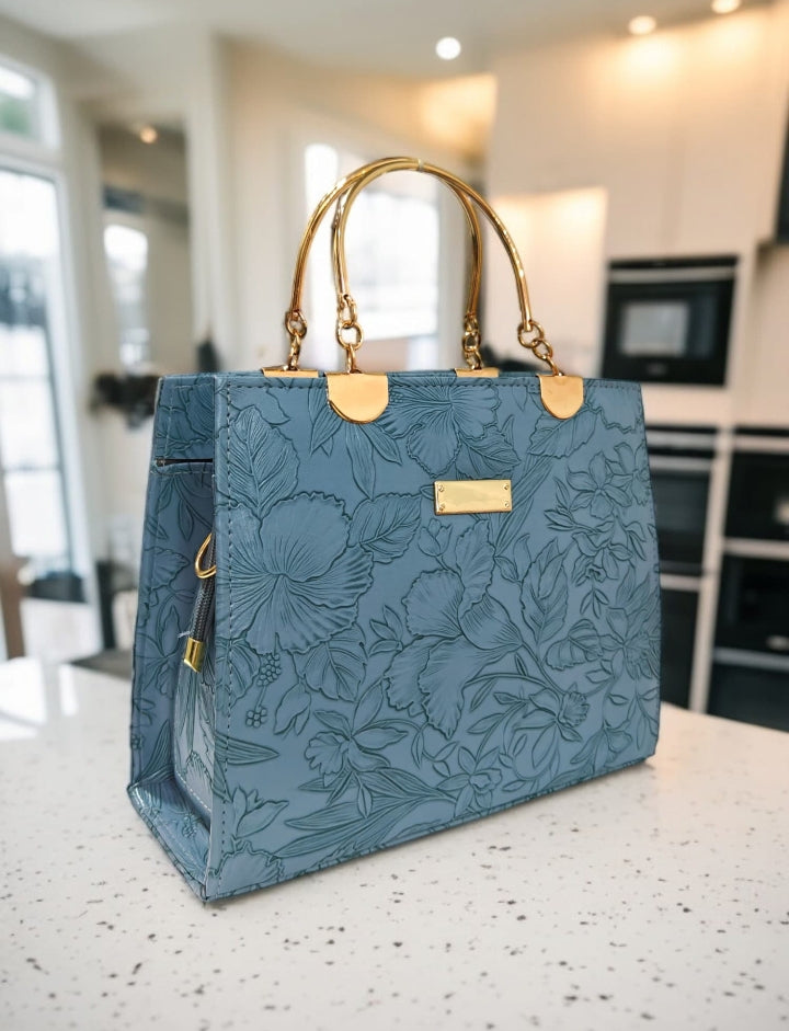 Luxury Flowers Box Hand Bag
