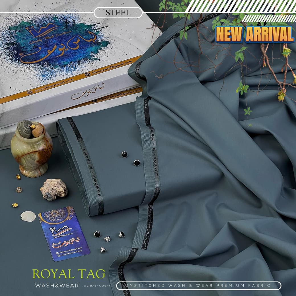 ROYAL - TAG Men Unstitch Wash N Wear