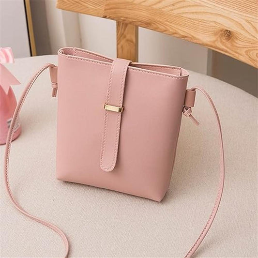 Mini Brown Crossbody Bag for Girls - 1 Pc