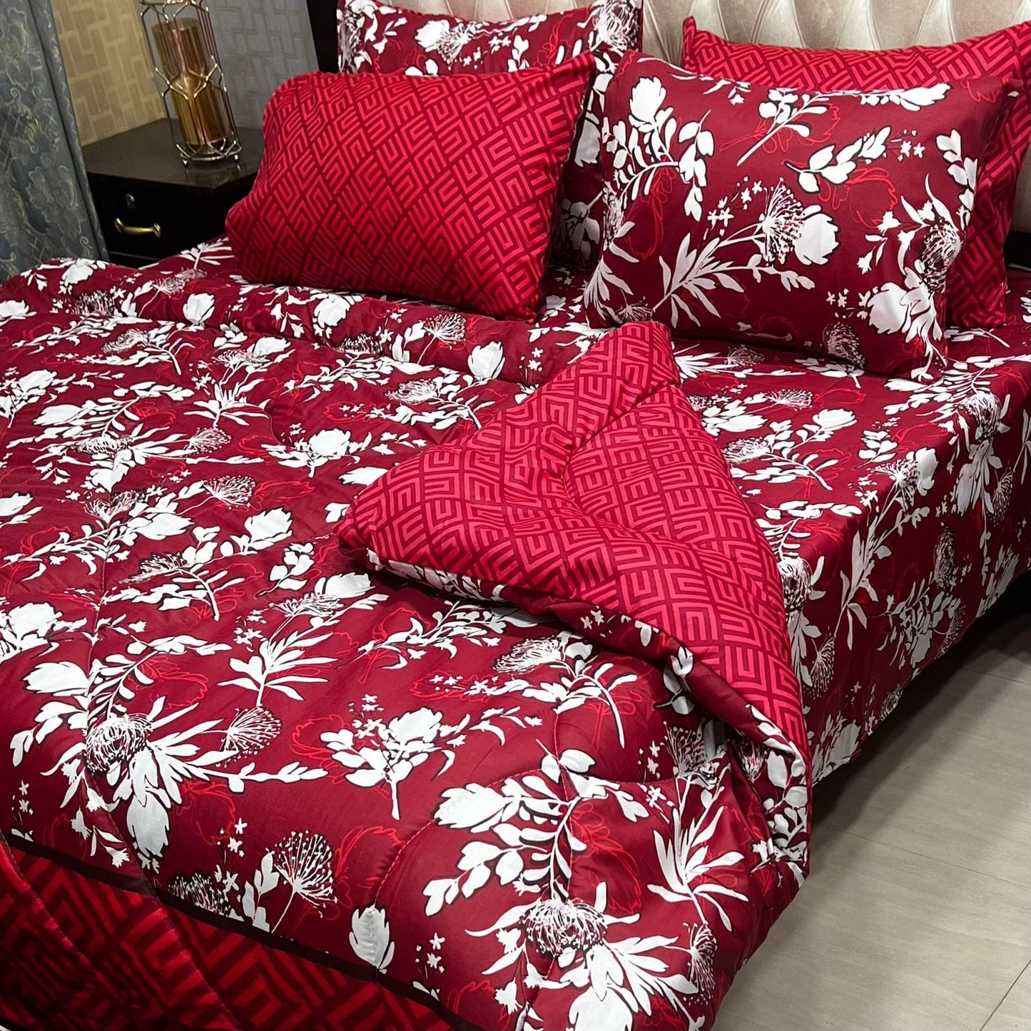 Printed 6 Pcs Vickie Razai Set