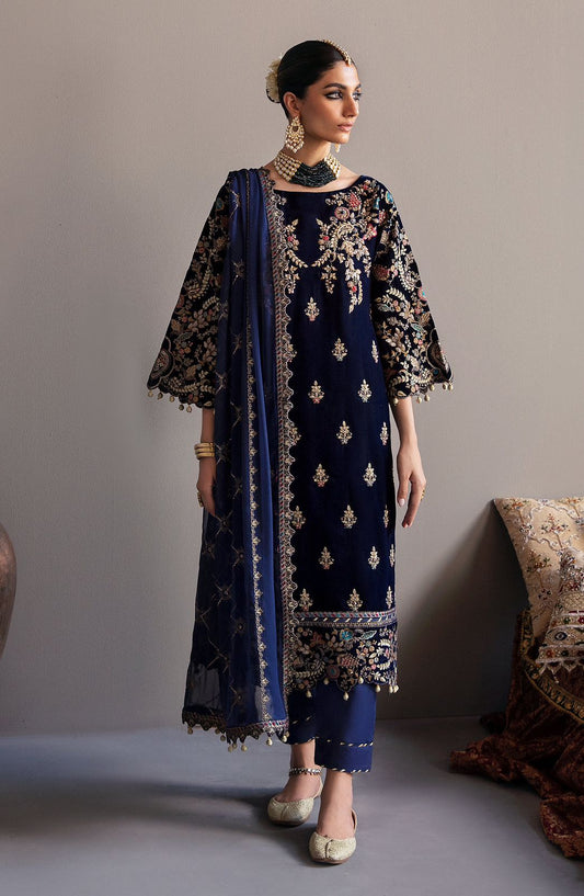 EMAAN ADEEL Satin Silk Wedding 3-Pcs