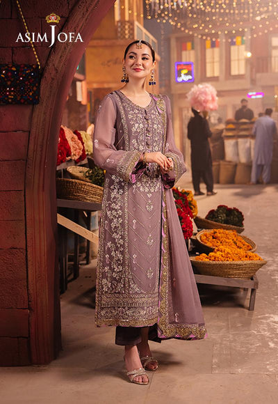 ASIM JOFA Embroidered Suit 3-Pcs