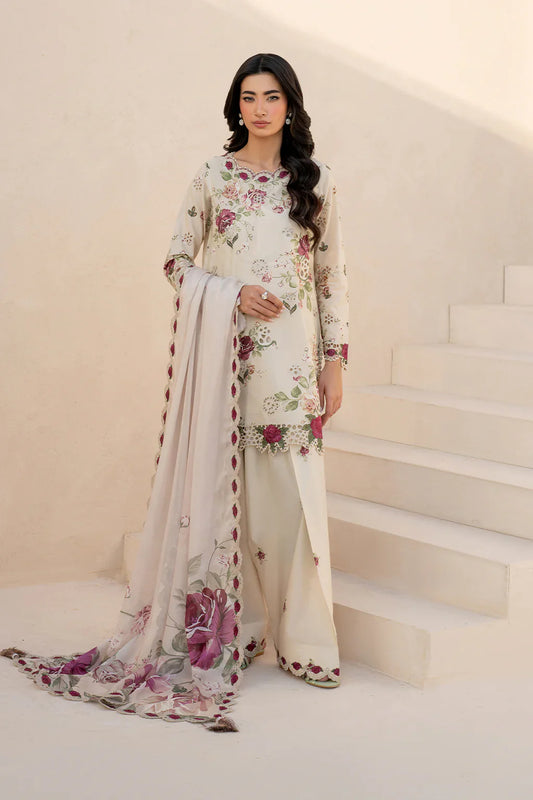 IZNIK Embroidered Lawn 3 Pcs Suit