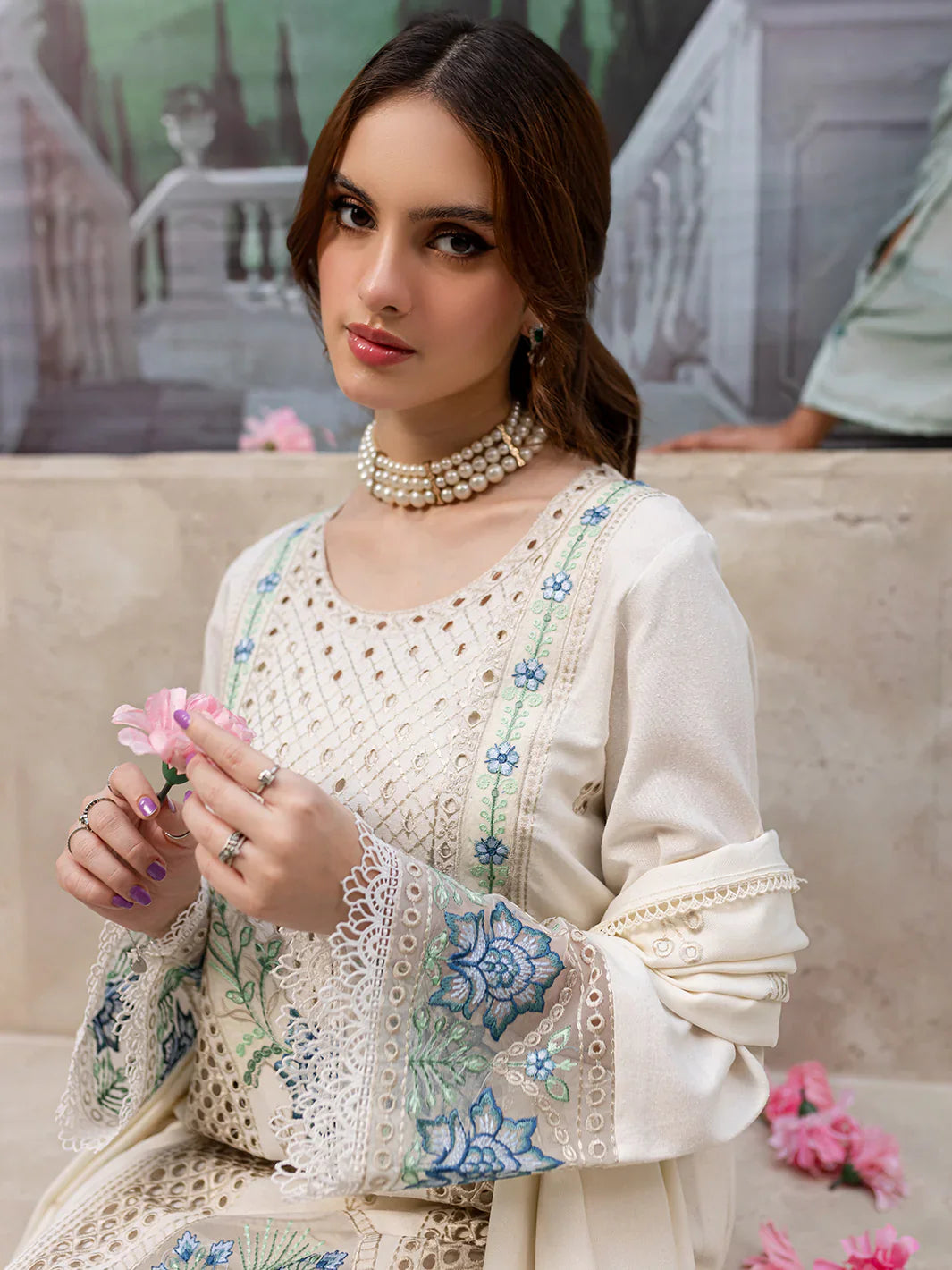 JAZMIN Luxury Lawn Chickenkari 3-Pcs