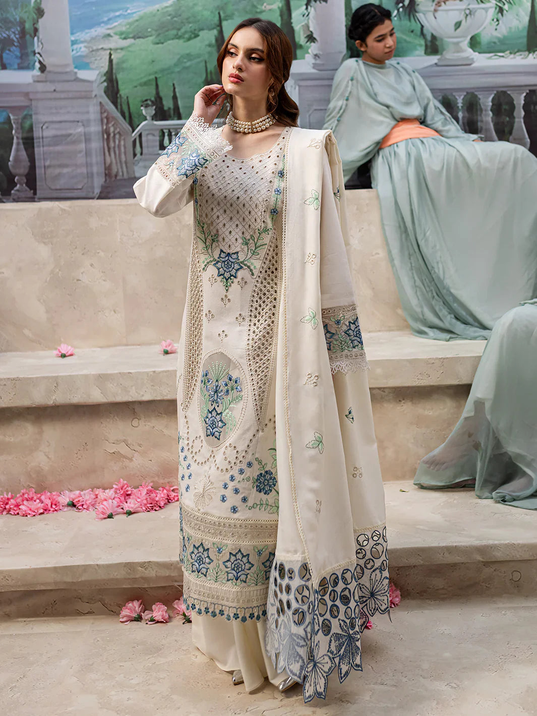 JAZMIN Luxury Lawn Chickenkari 3-Pcs
