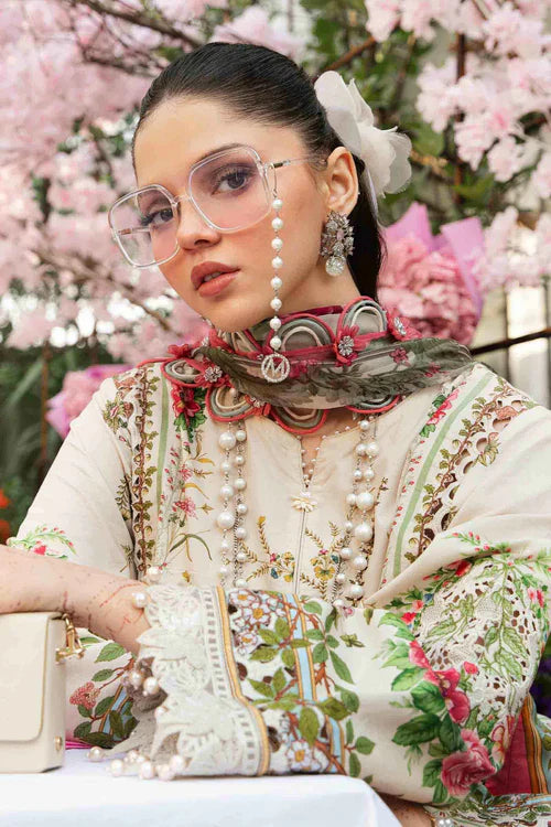 MARIA.B Embroidered Lawn 3 Pcs Suit