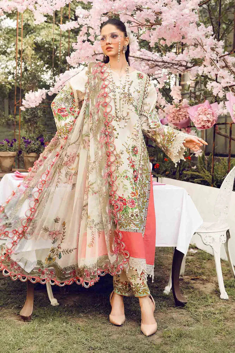 MARIA.B Embroidered Lawn 3 Pcs Suit