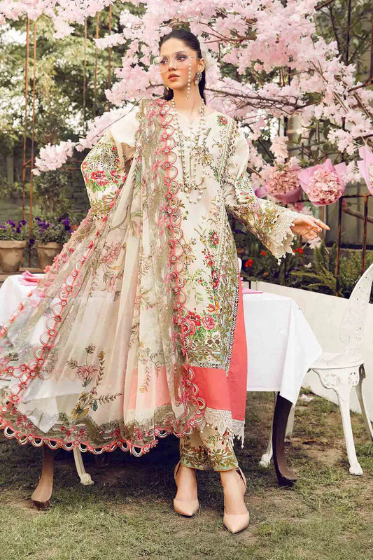 MARIA.B Embroidered Lawn 3 Pcs Suit