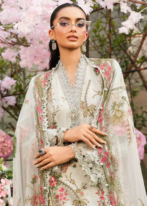 MARIA.B Embroidered Lawn 3 Pcs Suit