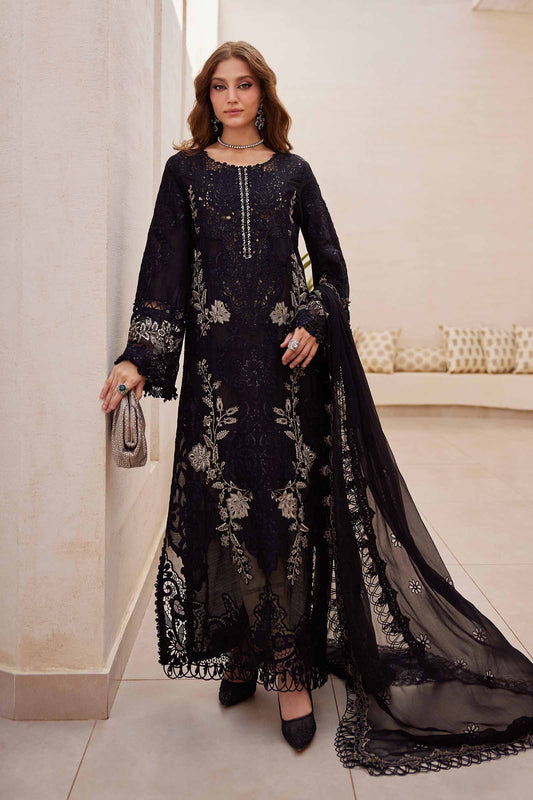 MARIA.B Luxury Embroidered Dhanak 3-Pcs