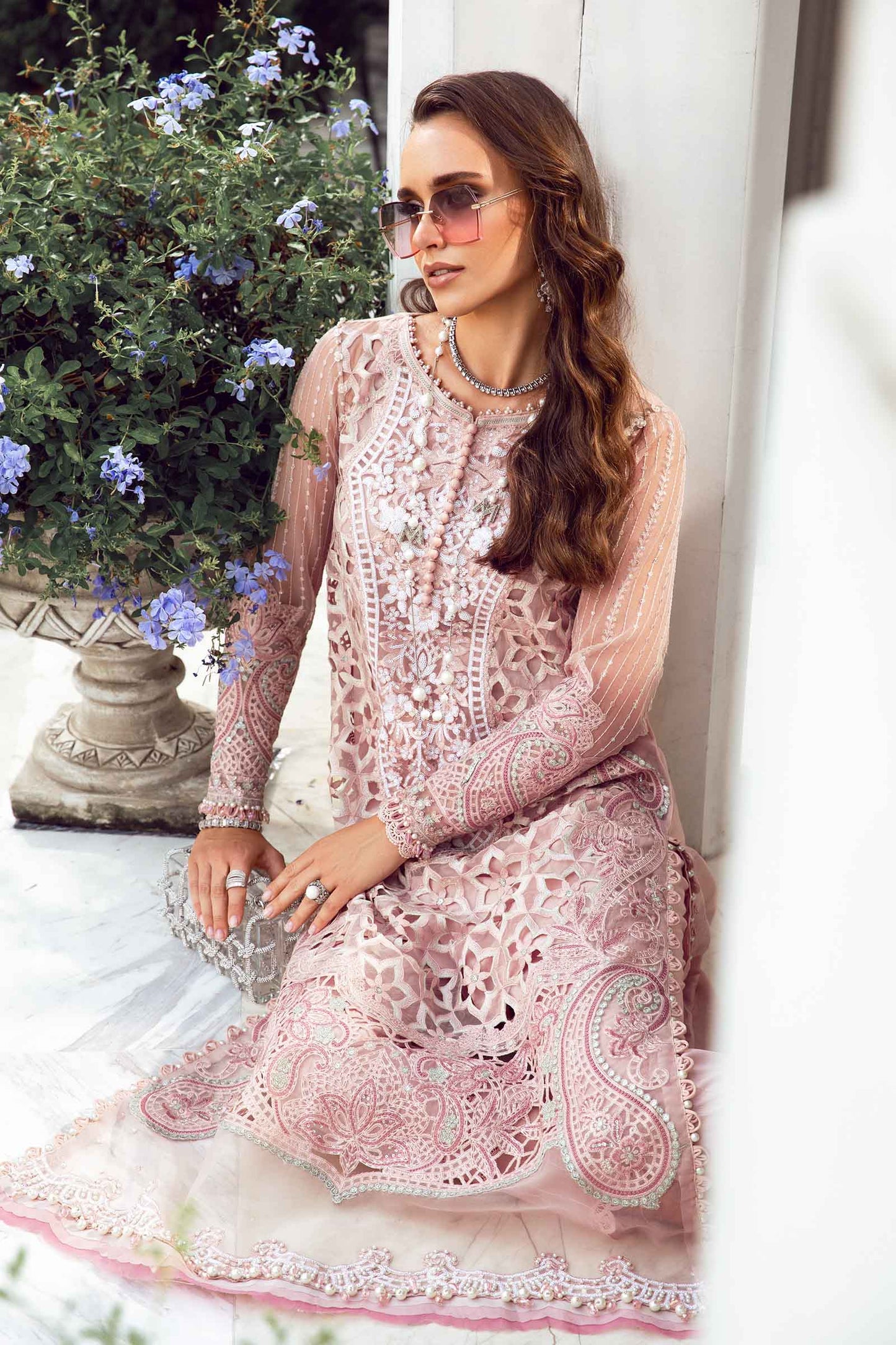 MARIA.B SEMI-SITCHED Wedding Suit 3-Pcs
