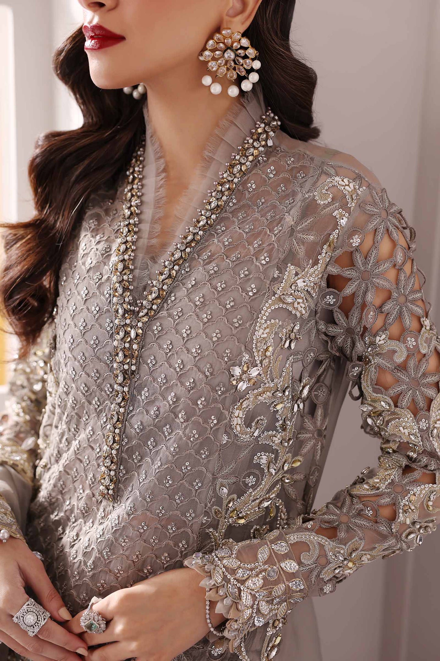 MARIA.B Embroidered Organza Fancy 3-Pcs