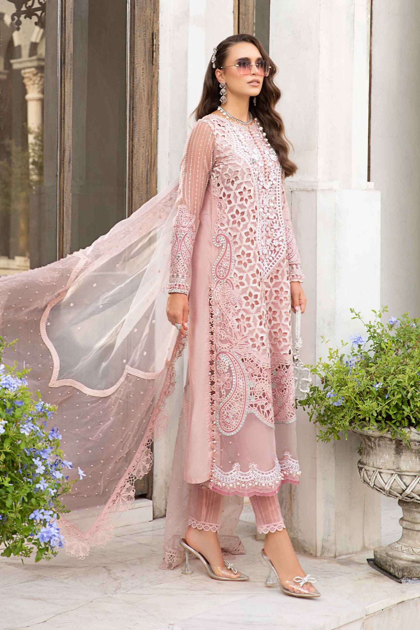 MARIA.B SEMI-SITCHED Wedding Suit 3-Pcs