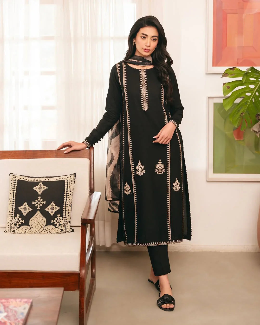 MAHMAIR Premium Dhanak 3-Pc Suit
