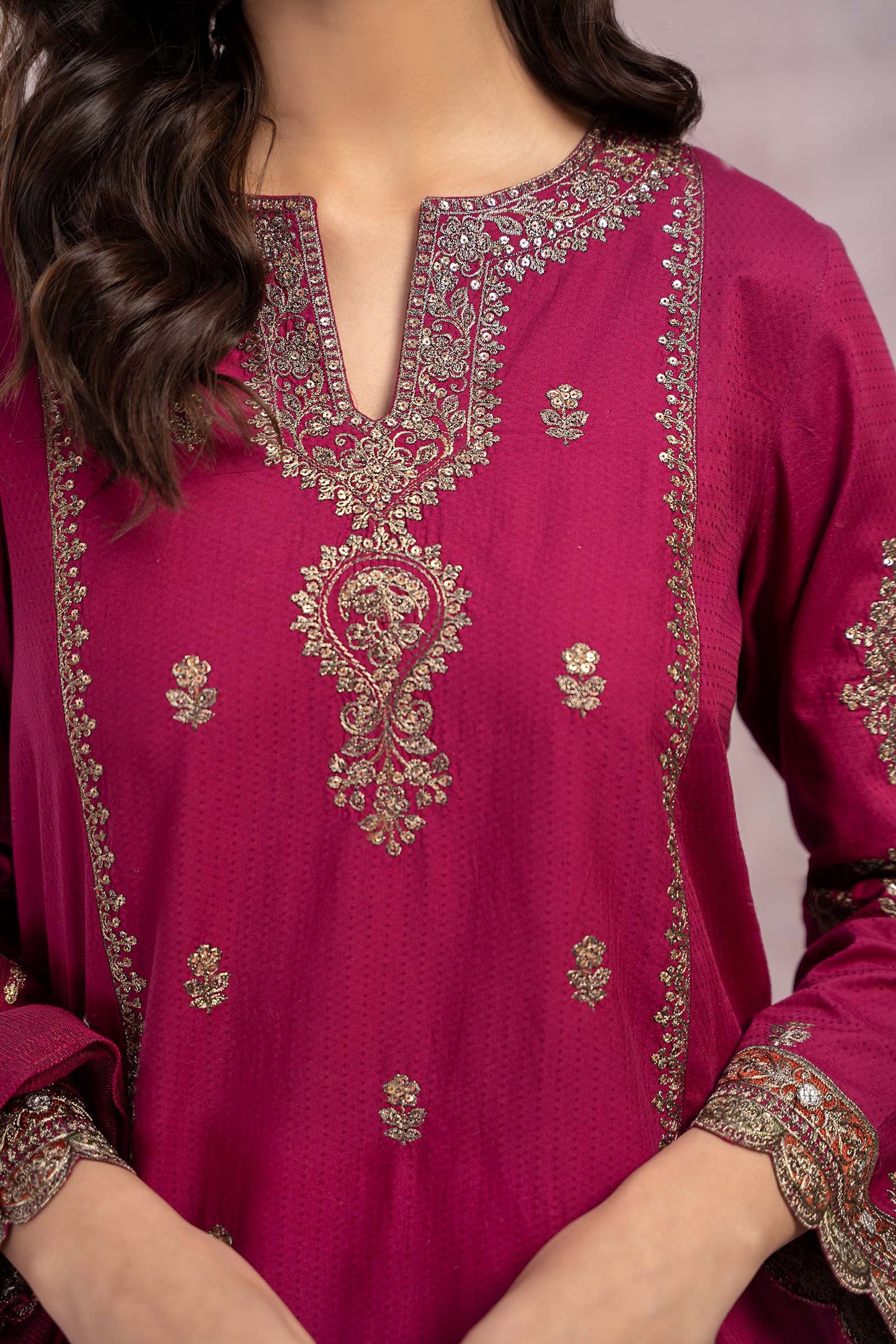 MARIA B Danak Luxury Embroidered 3-Pcs
