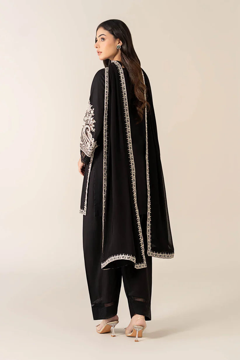 MARIA.B Luxury Embroidered Dhanak 3-Pcs