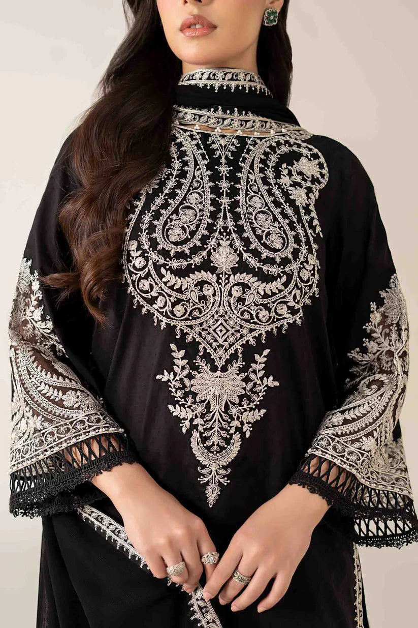 MARIA.B Luxury Embroidered Dhanak 3-Pcs