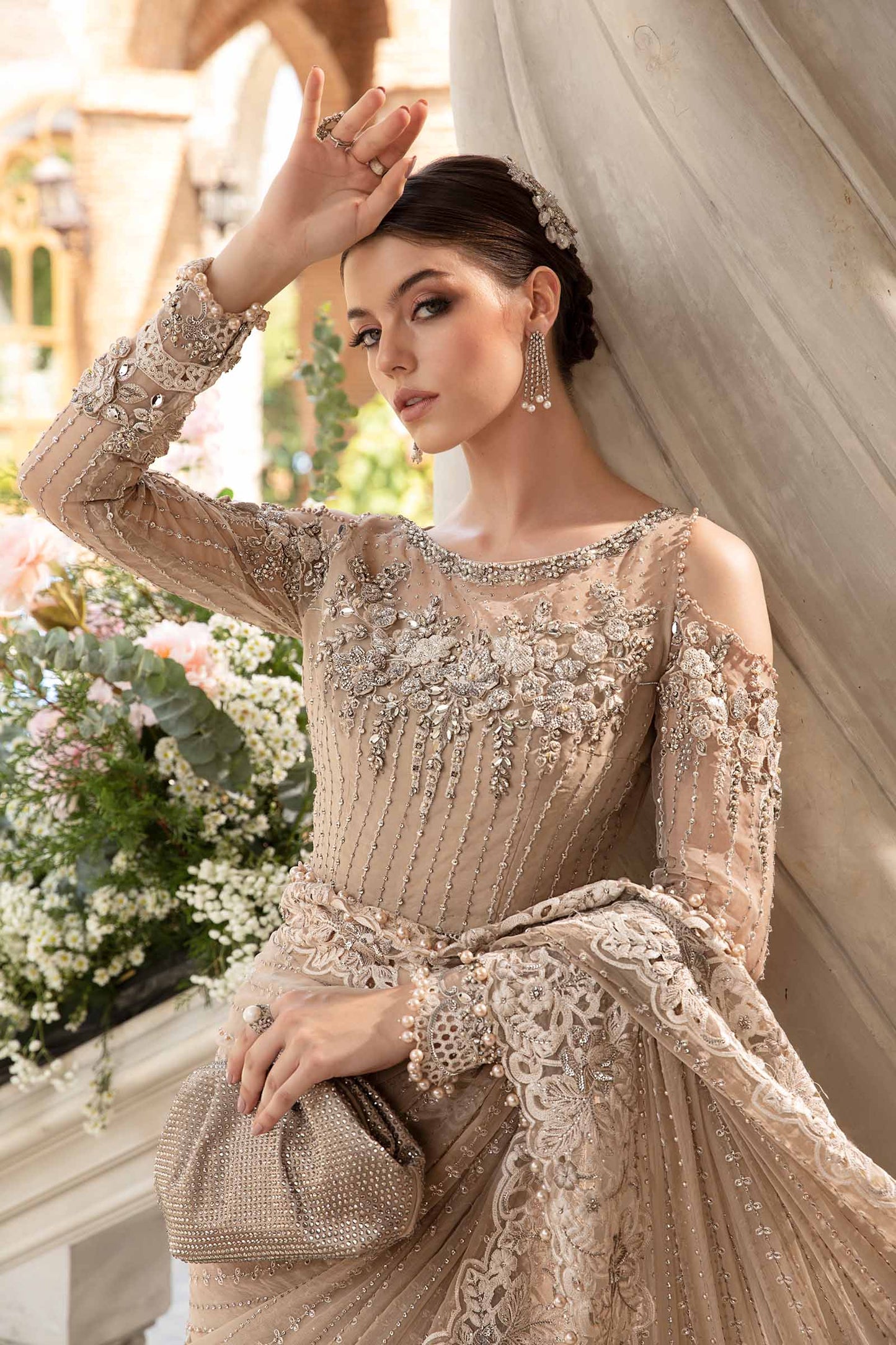 MARIA.B Embroidered Exclusive Luxury Saree
