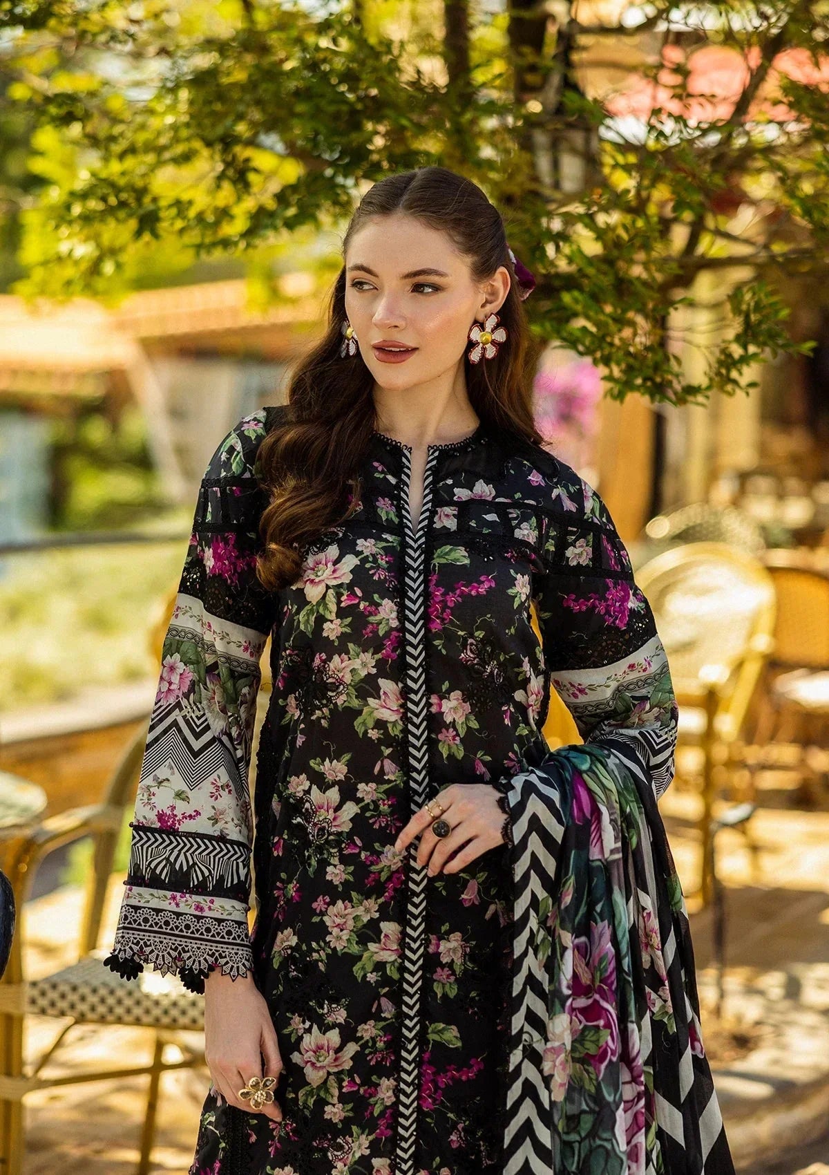 ELAF Premium - Print Chickankari 25 3-Pcs