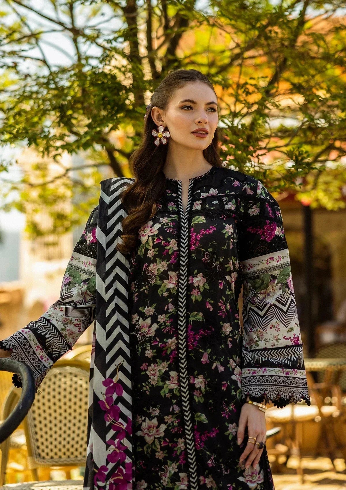 ELAF Premium - Print Chickankari 25 3-Pcs
